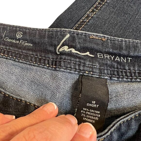 Lane Bryant 18P short Genius fit skinny stretch jeans - Picture 2 of 10